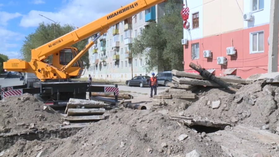 Масштабная модернизация инженерных сетей продолжается в Балхаше