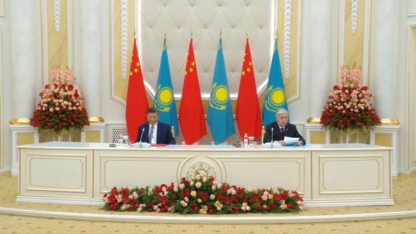 Брифинг лидеров Казахстана и Китая об итогах двусторонних переговоров