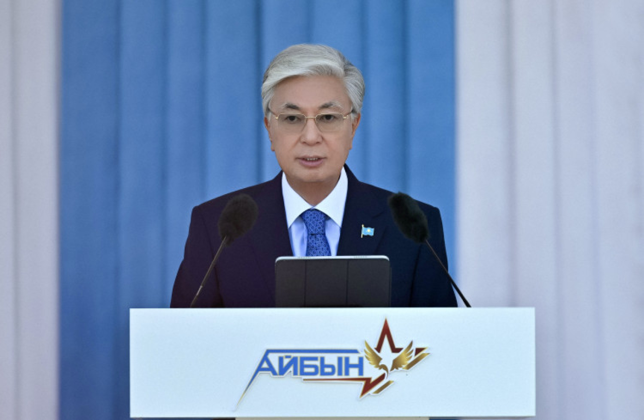 Президент «Айбын» халықаралық әскери-патриоттық жиынына қатысты
