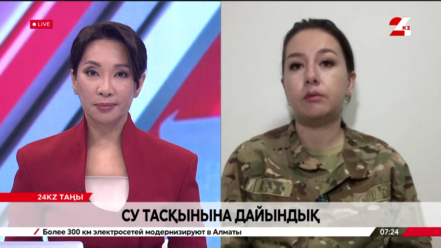 Жамбыл облысындағы су тасқыны жағдайы. Карина Карташова