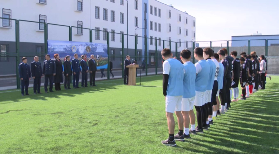 Турнир по мини-футболу провели в детской колонии