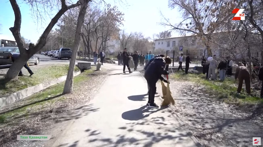 Жетісу облысының тазалығы. Еріктілердің бір күні