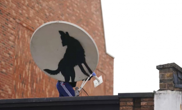 Новую картину Бэнкси украли через несколько часов после создания