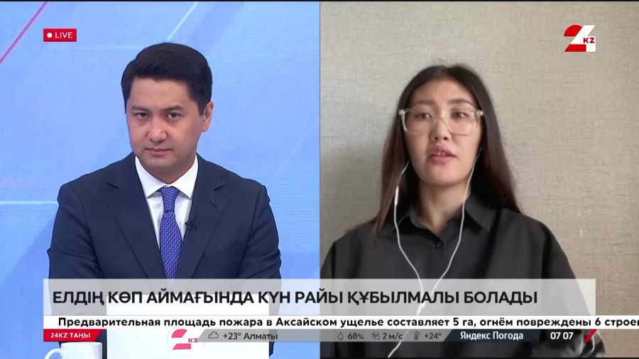 Елдің көп аймағында күн райы құбылмалы. Ырыскүл Кеңшілік