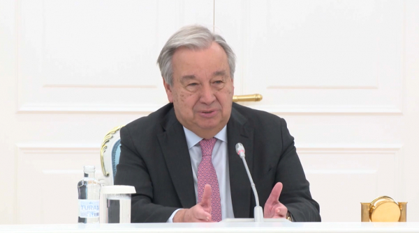 Қ.Тоқаев БҰҰ Бас хатшысымен келіссөз жүргізді