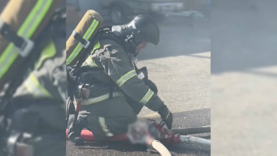 Астанада қойма өртенді