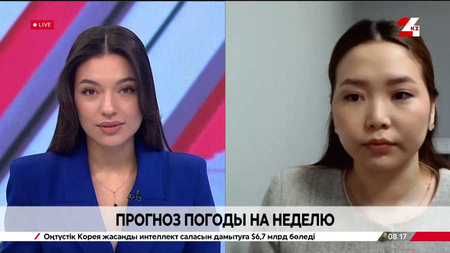 Прогноз погоды на неделю. Аружан Муратова