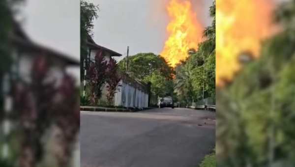 Число пострадавших при взрыве на газопроводе в Малайзии возросло до 112