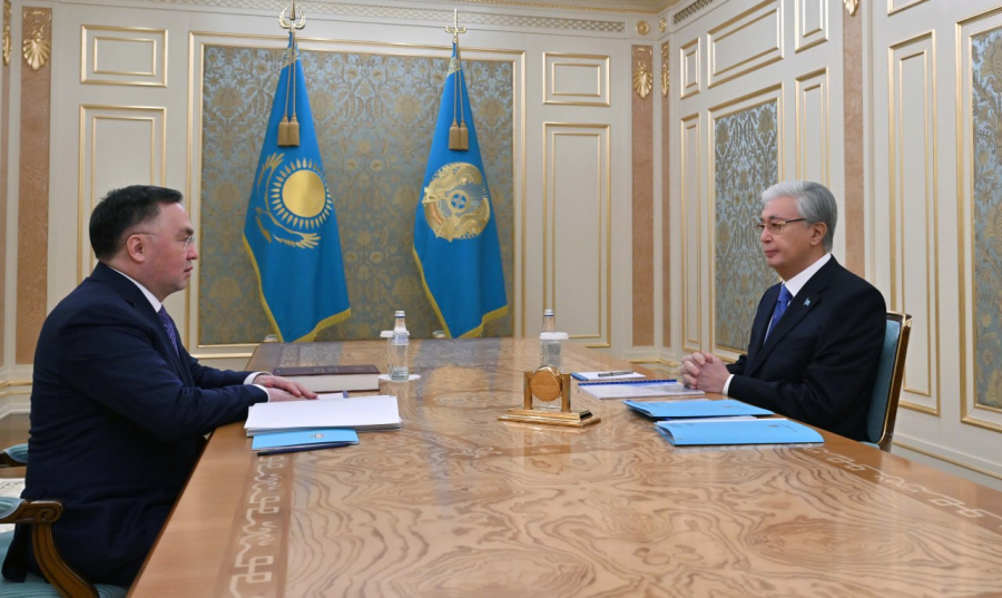 Президент Жоғарғы Сот төрағасы Асламбек Мерғалиевті қабылдады