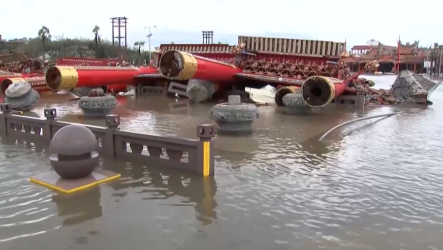 Тайваньда дауылдан 580 мың үй жарықсыз қалды