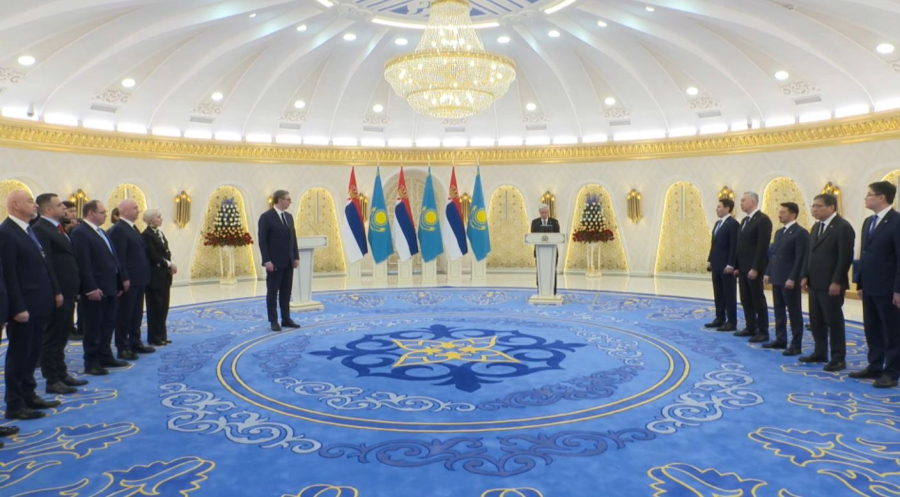 Мемлекет басшысы Сербия президентін марапаттады