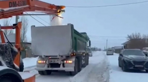 Коммунальные службы Астаны вывезли более 30 тысяч кубометров снега за ночь