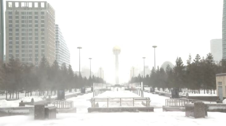 Сильные морозы до минус 40 ожидаются в Казахстане