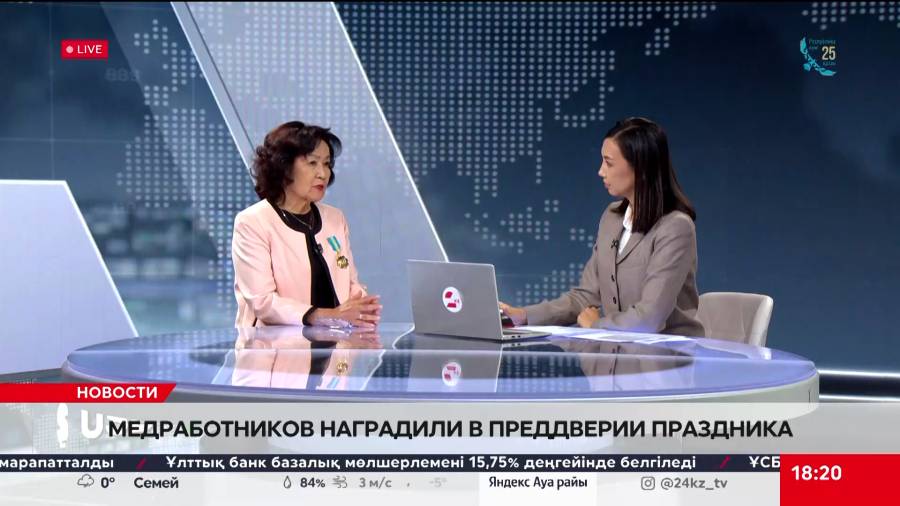 Медработников наградили в преддверии праздника. Майда  Тусипбекова