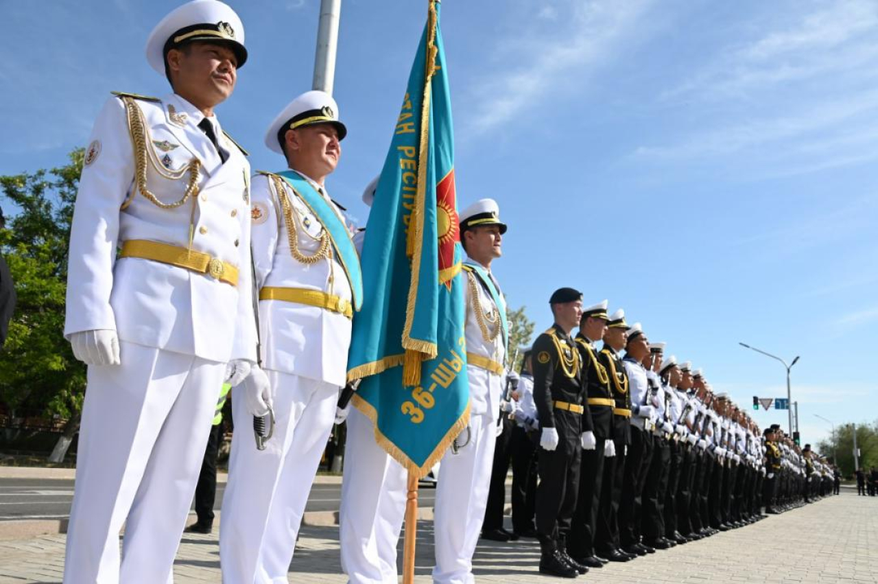 Ақтауда жас теңізшілер Отанға адал болуға ант берді