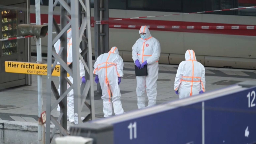 Гамбургте әйел адам тұрғындарды пышақтады