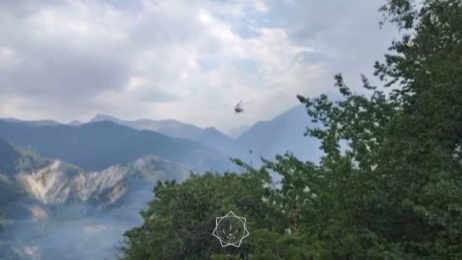 Пожар в Аксайском ущелье локализован — угрозы для домов нет