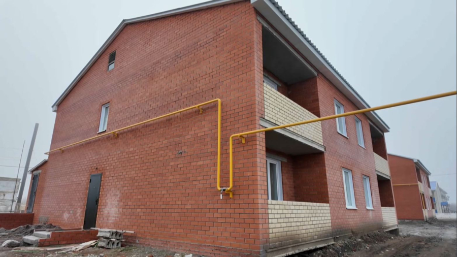 Федоров ауылында әлеуметтік баспана салынып жатыр