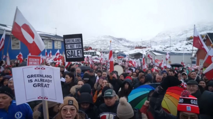 Гренландия мен Данияда наразылық шеруі өтті