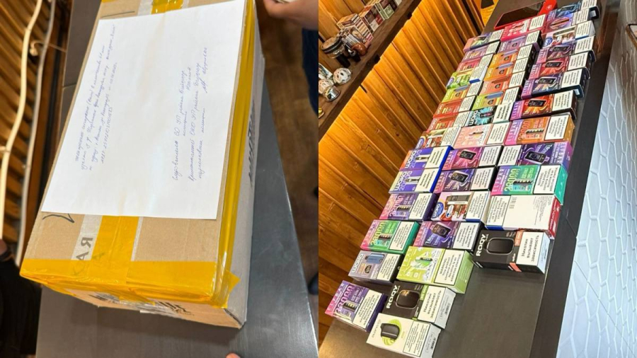 Полицейские пресекли продажу нелегальных вейпов в Астане