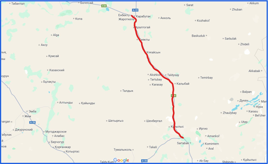 Из-за ремонта на трассе движение ограничат в Актюбинской области