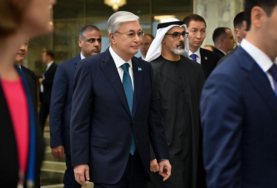 Токаев встретился с Наследным принцем Абу-Даби в Минске