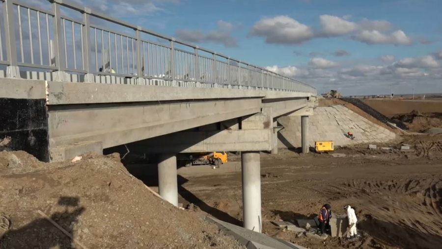 БҚО-да екі деңгейлі көпір салынып жатыр