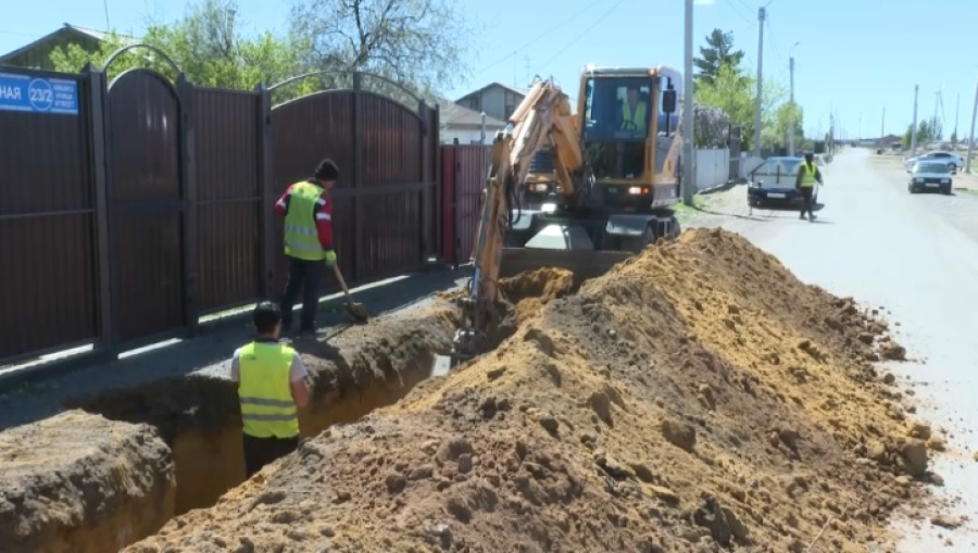 Газификация села Кенгир началась в Улытау