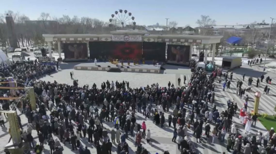 Масштабно и ярко встретили Наурыз в Петропавловске