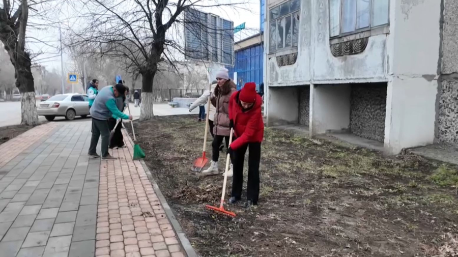 Улицы Костаная приводят в порядок в рамках экоакции «Таза Қазақстан»