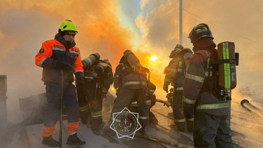 Елордада өндірістік цехтан өрт шықты