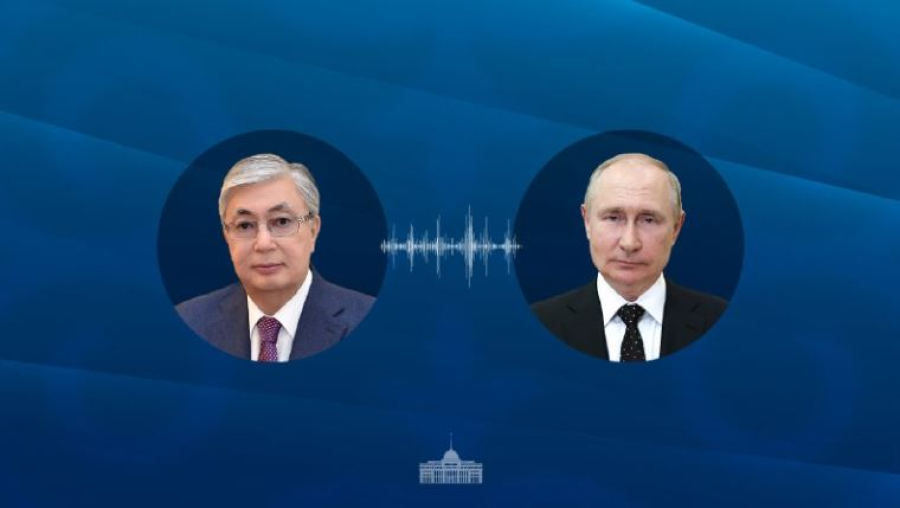 Қ. Тоқаев В. Путинмен телефон арқылы сөйлесті