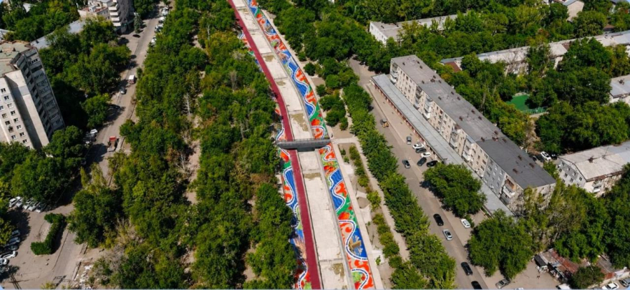 Набережную Есентая превратят в арт-маршрут с песнями об Алматы