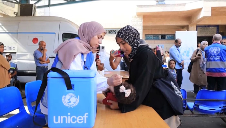 Газада 44 мың баланы вакциналайды