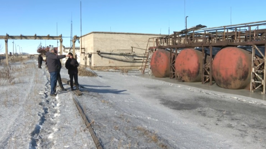 Территорию химзавода затопило в Степногорске