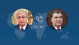 Президенты Казахстана и Таджикистана провели телефонный разговор