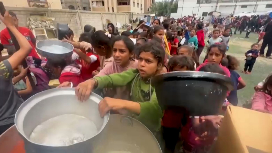 Газа секторындағы 93 мың балаға аштық қаупі төнді