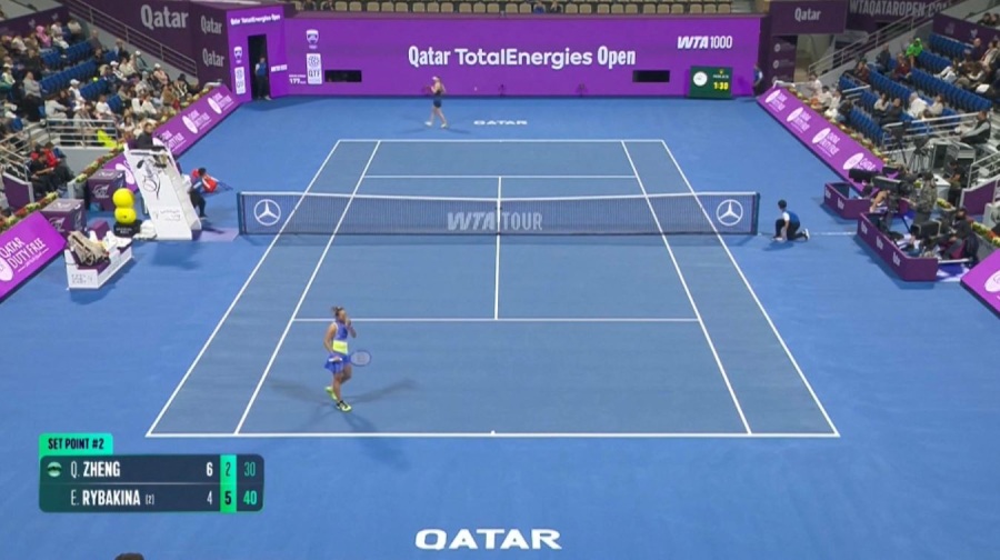 Е. Рыбакинаның жеңіс сериясы Дохада тоқтады