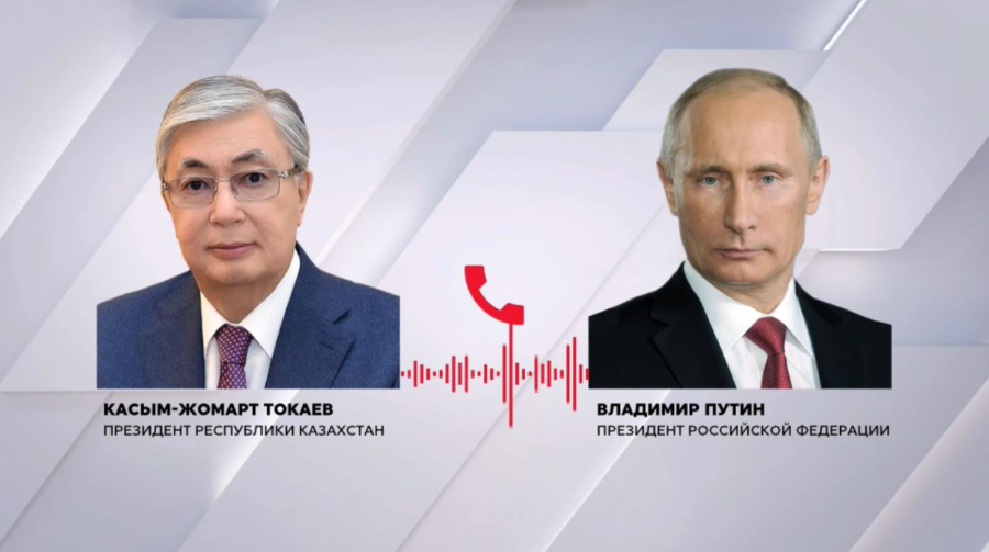 Токаев провел телефонный разговор с Путиным