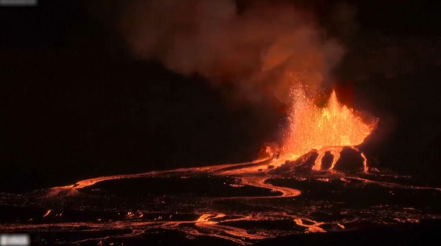 Извержение вулкана Килауэа: высота выбросов лавы достигает 100 метров