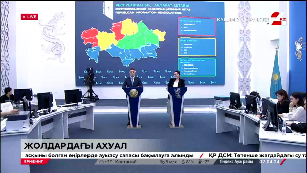 Республикалық маңызы бар жолдардағы ахуал. Брифинг