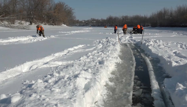 БҚО-да мұз ою жұмыстары басталды