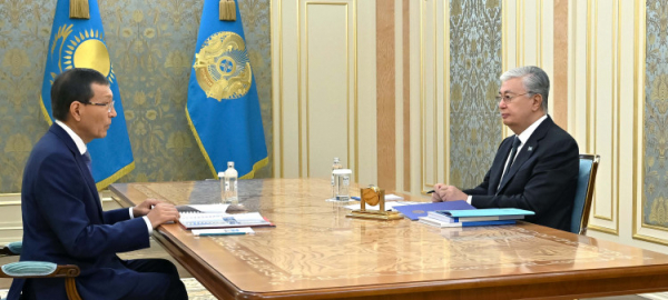 Касым-Жомарт Токаев принял главу ЦИКа