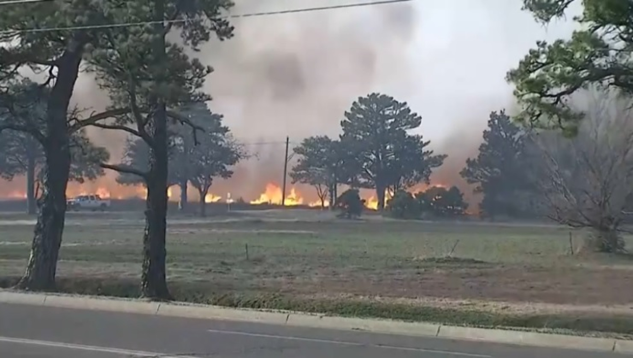 В Оклахоме вспыхнули лесные пожары