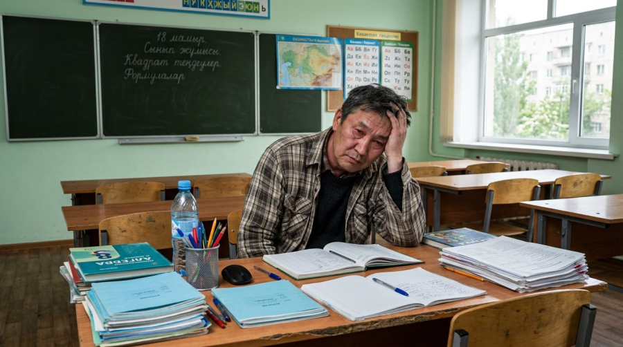 Учитель пришёл на урок пьяным? В НИШ Актау начали проверку