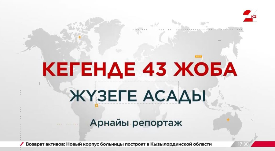 Кегенде 43 жоба жүзеге асады