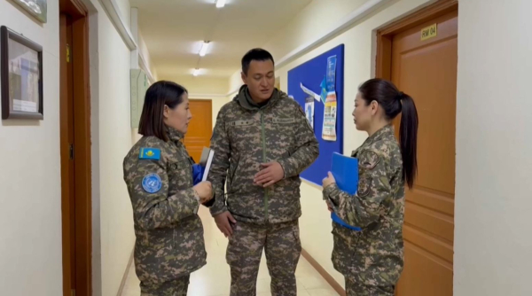 Как казахстанки несут службу на Ближнем Востоке