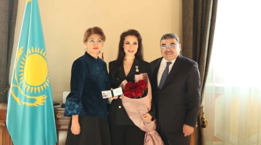Мария Мудряк награждена за вклад в развитие культуры Казахстана
