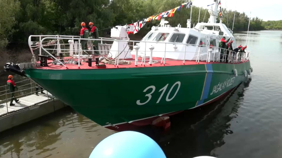 Сторожевой корабль «Семей» спустили на воду в Уральске