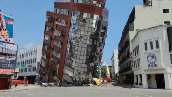 На Тайване ищут пропавших без вести после землетрясения